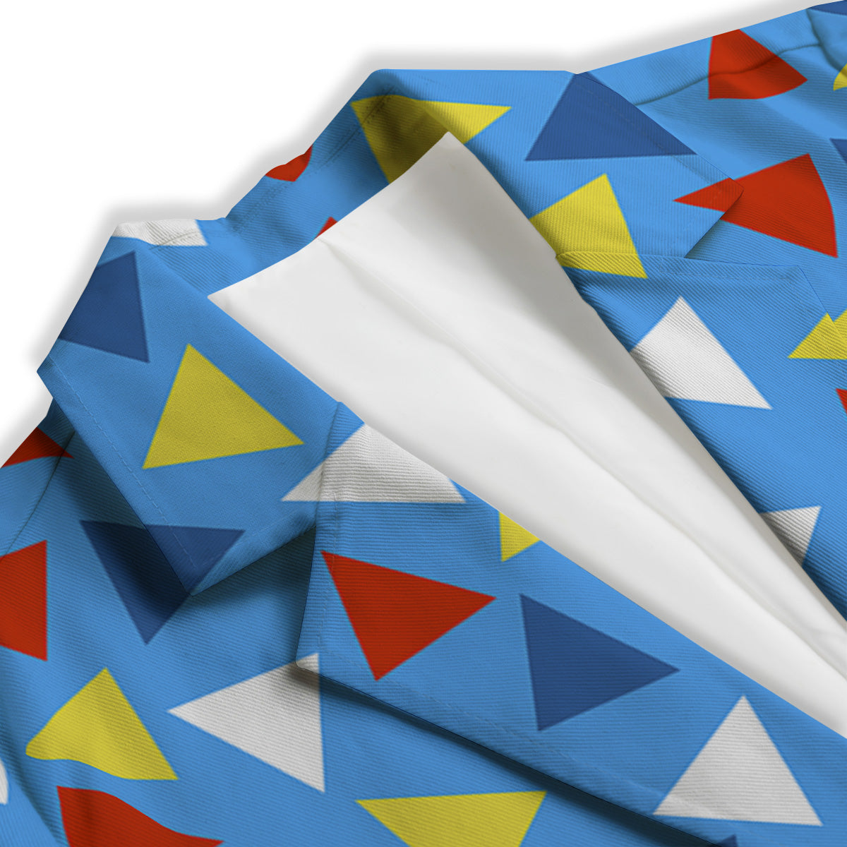 Triangle Autism Awareness Color Print Pattern Women's Blazer-grizzshop