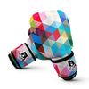 Triangle Colorful Pattern Print Boxing Gloves-grizzshop