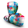 Triangle Colorful Pattern Print Boxing Gloves-grizzshop