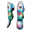 Triangle Colorful Pattern Print Muay Thai Shin Guards-grizzshop