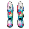 Triangle Colorful Pattern Print Muay Thai Shin Guards-grizzshop