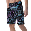 Triangle Galaxy Space Men's Shorts-grizzshop