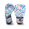 Triangle Print Pattern Boxing Gloves-grizzshop