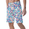 Triangle Print Pattern Men's Shorts-grizzshop