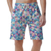 Triangle Print Pattern Men's Shorts-grizzshop