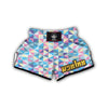 Triangle Print Pattern Muay Thai Boxing Shorts-grizzshop