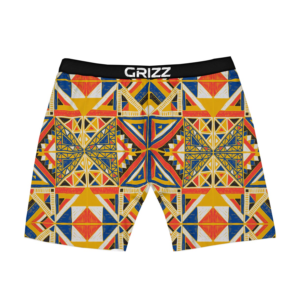 Tribal African Ethnic Sunset Print Pattern Boxer Briefs-grizzshop
