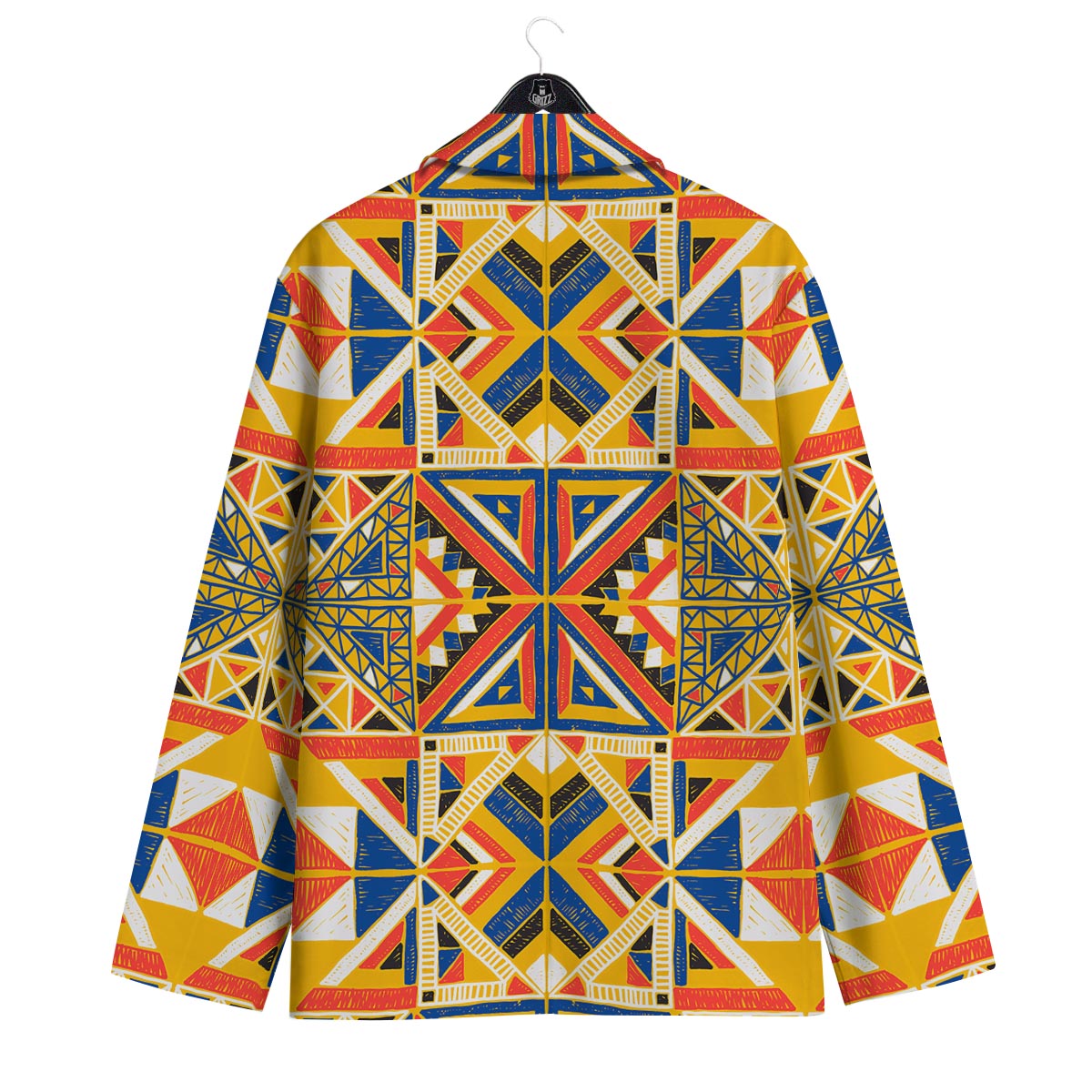 Tribal African Ethnic Sunset Print Pattern Men's Sport Coat-grizzshop