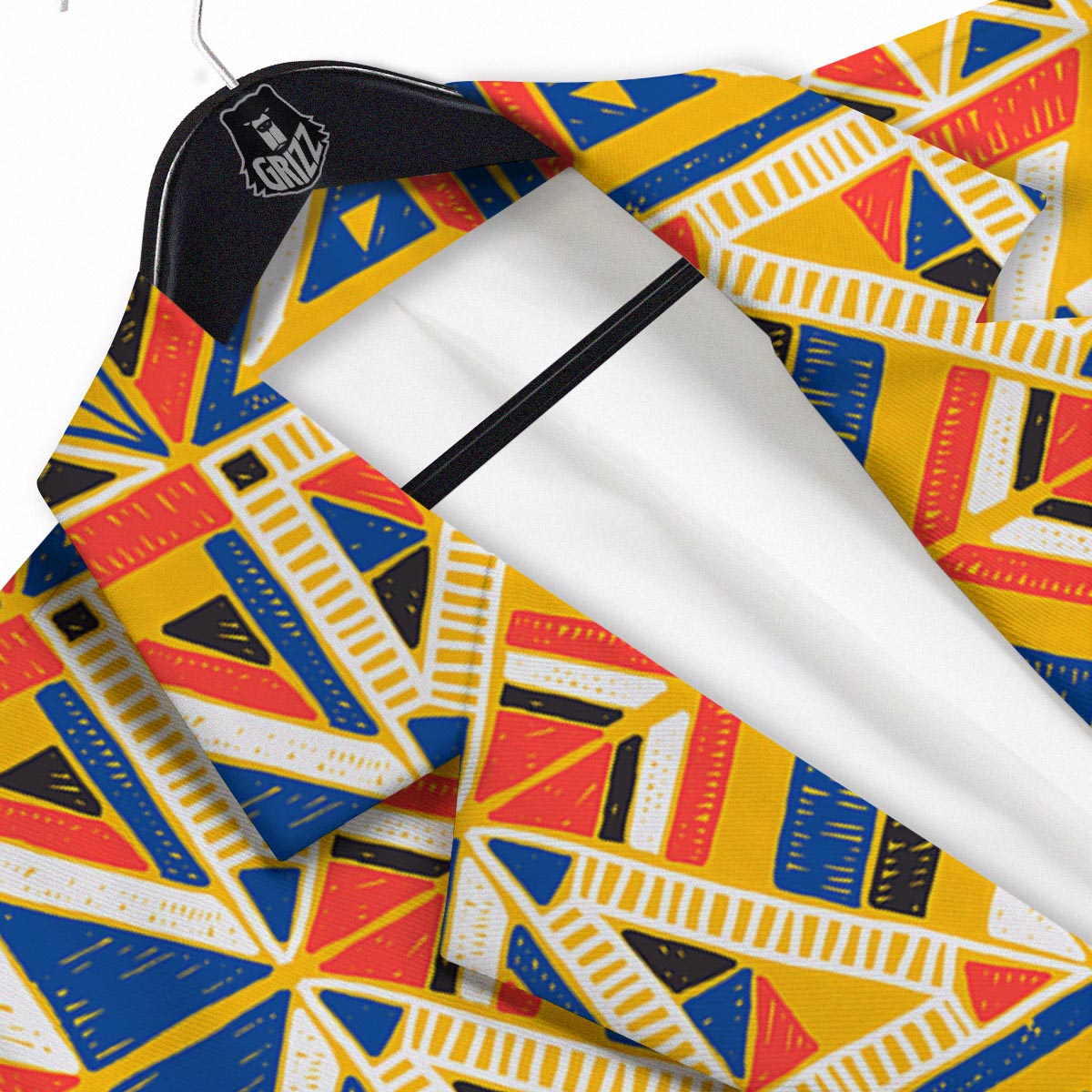 Tribal African Ethnic Sunset Print Pattern Men's Sport Coat-grizzshop