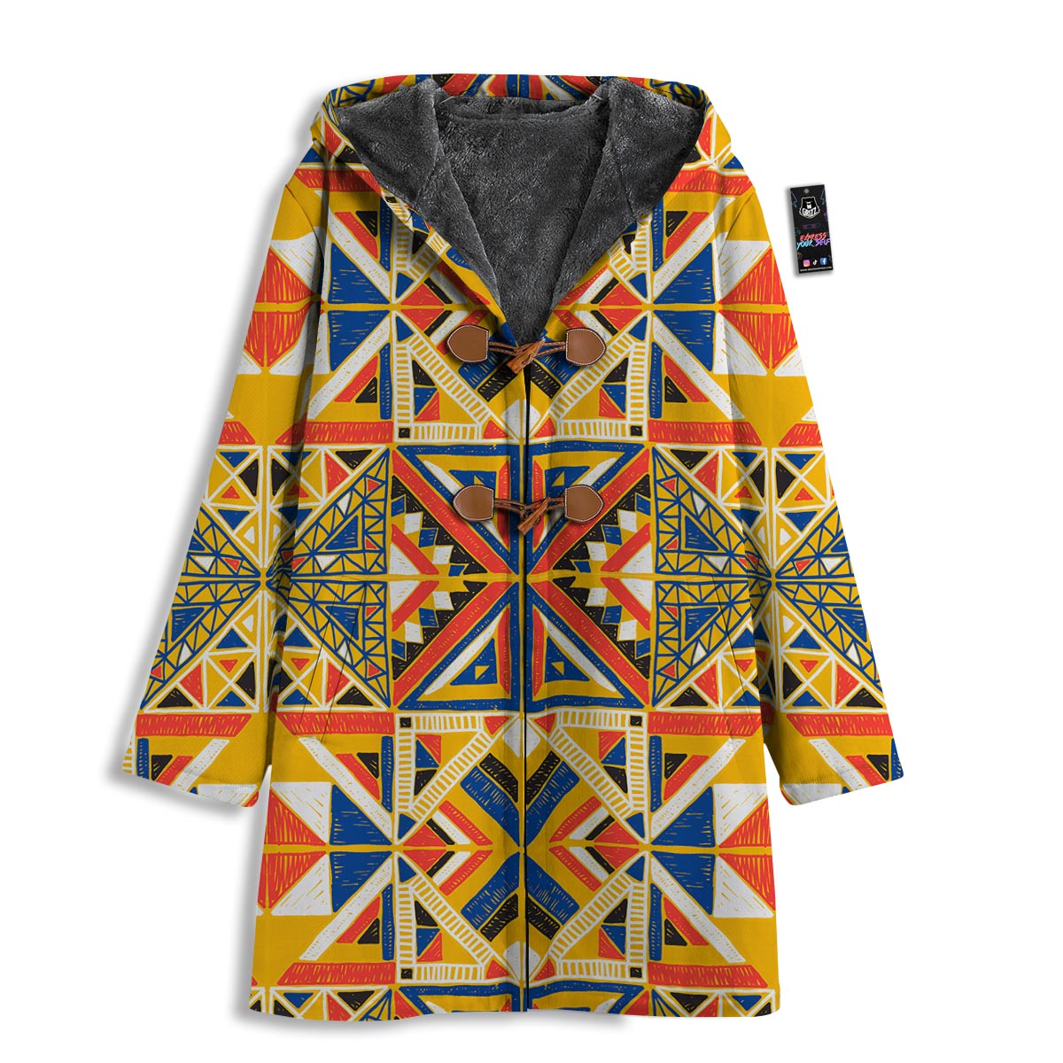 Tribal African Ethnic Sunset Print Pattern Men's Windbreaker Jacket-grizzshop