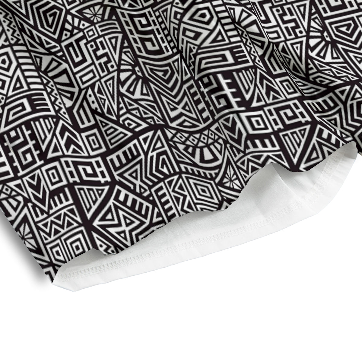 Tribal Ancient Aztec Print Pattern Men's Athletic Shorts