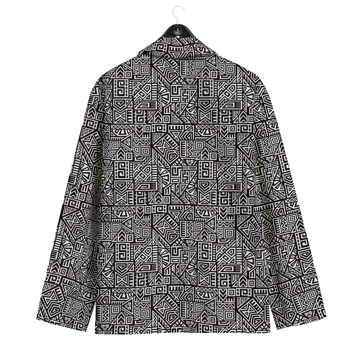 Tribal Ancient Aztec Print Pattern Men's Sport Coat-grizzshop