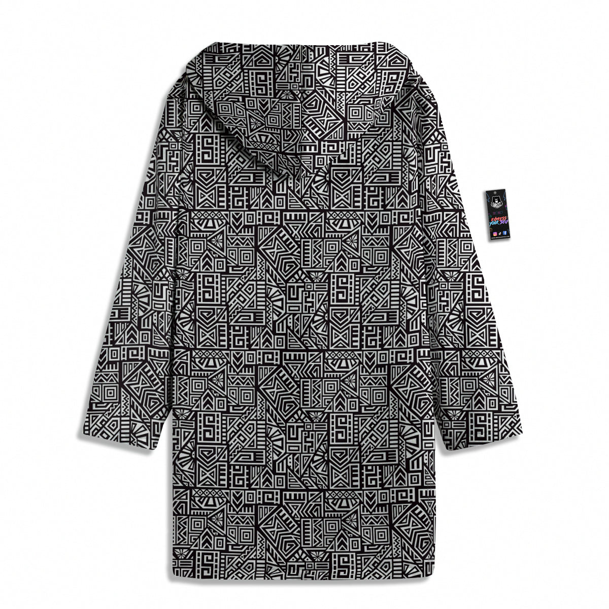 Tribal Ancient Aztec Print Pattern Men's Windbreaker Jacket-grizzshop