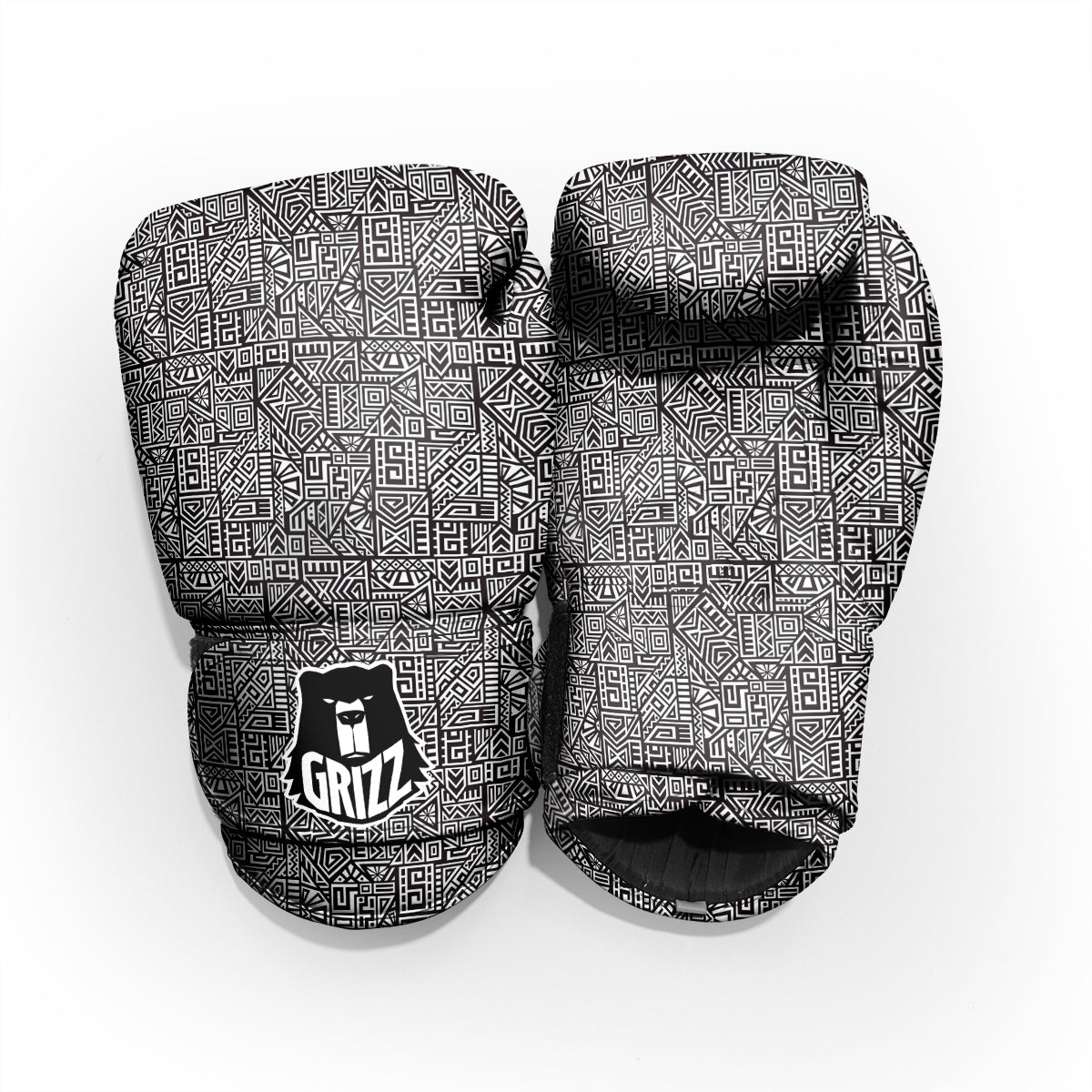 Tribal Ancient Aztec Print Pattern Pro Boxing Glove