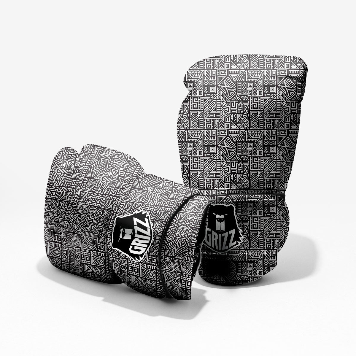 Tribal Ancient Aztec Print Pattern Pro Boxing Glove
