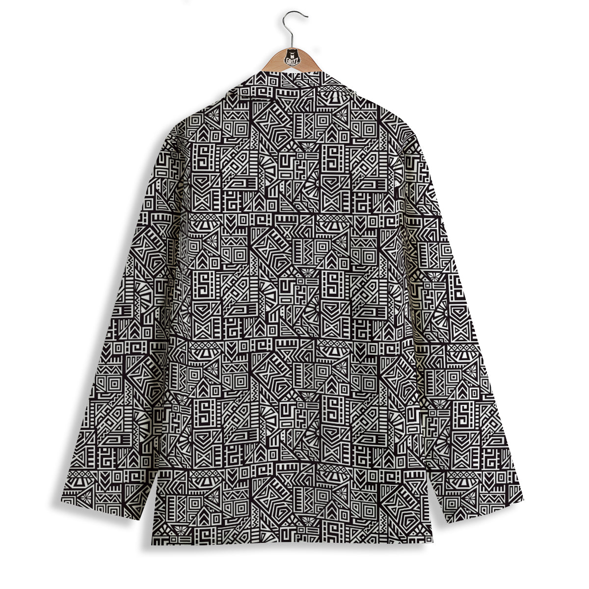 Tribal Ancient Aztec Print Pattern Women's Blazer-grizzshop