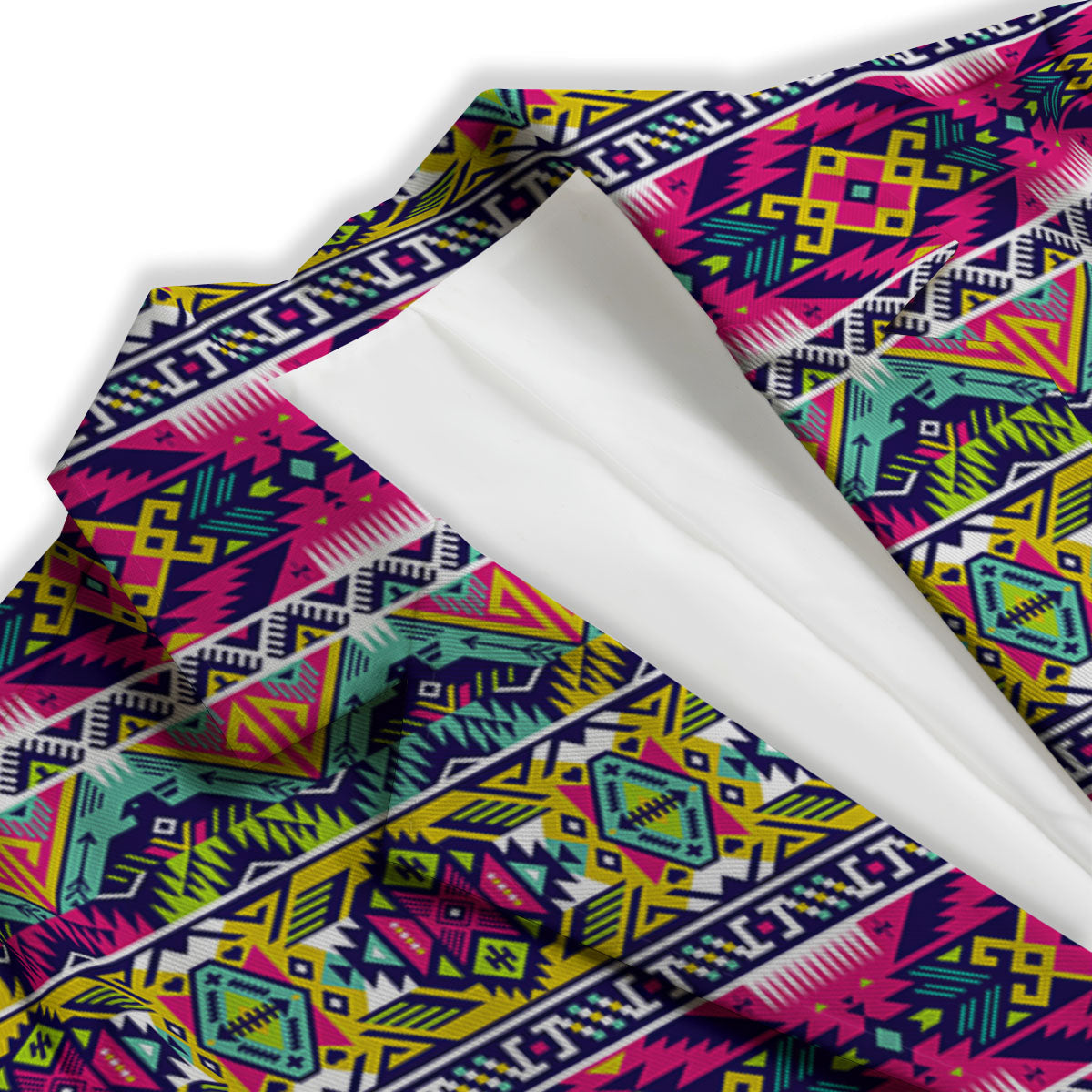 Tribal Aztec Colorful Print Pattern Women's Blazer-grizzshop