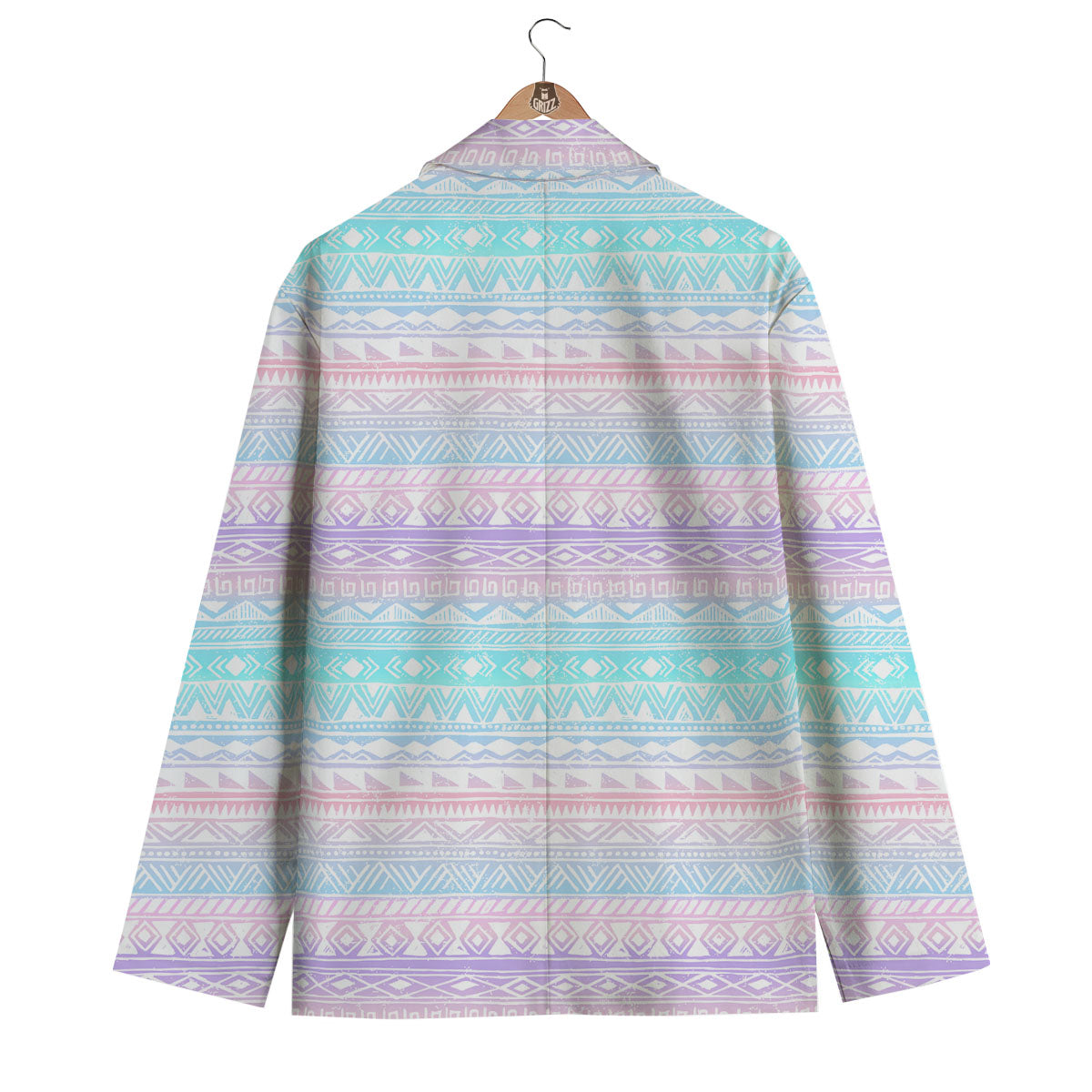 Tribal Aztec Pastel Print Pattern Men's Blazer-grizzshop