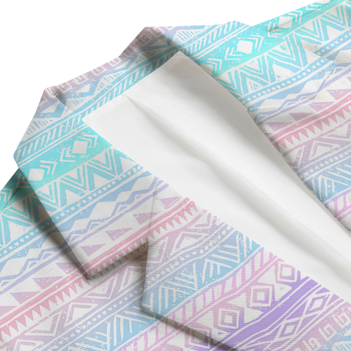 Tribal Aztec Pastel Print Pattern Men's Blazer-grizzshop