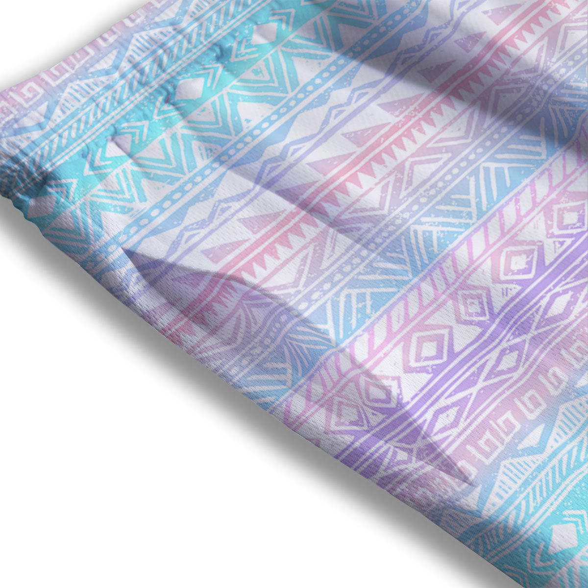 Tribal Aztec Pastel Print Pattern Mesh Shorts