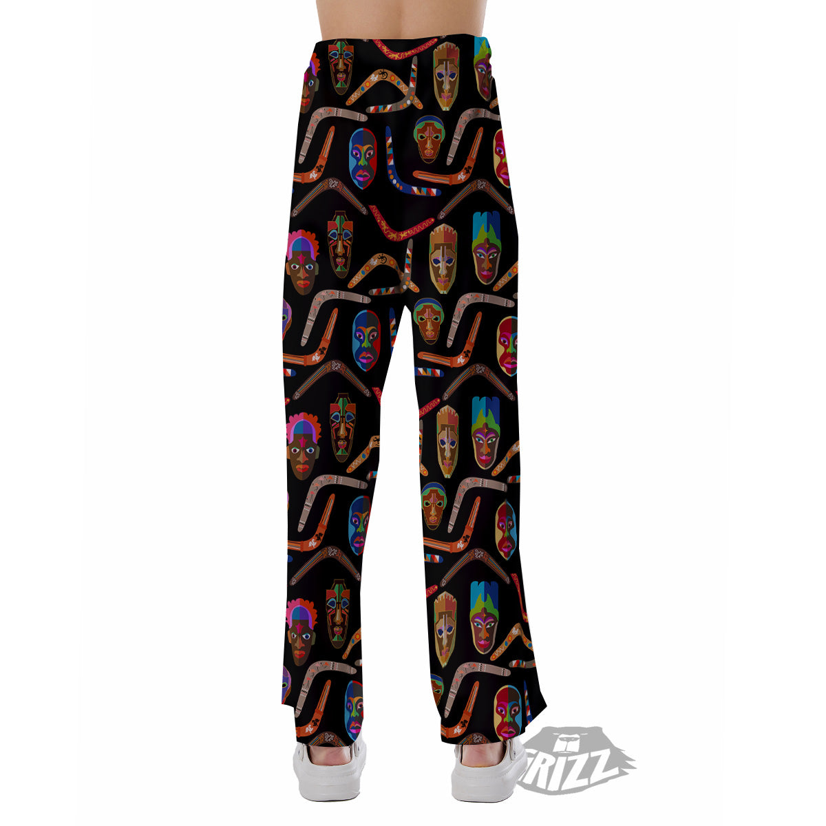 Tribal Boomerangs Print Pattern Pajama Pants-grizzshop