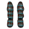 Tribal Elephant Print Muay Thai Shin Guards-grizzshop