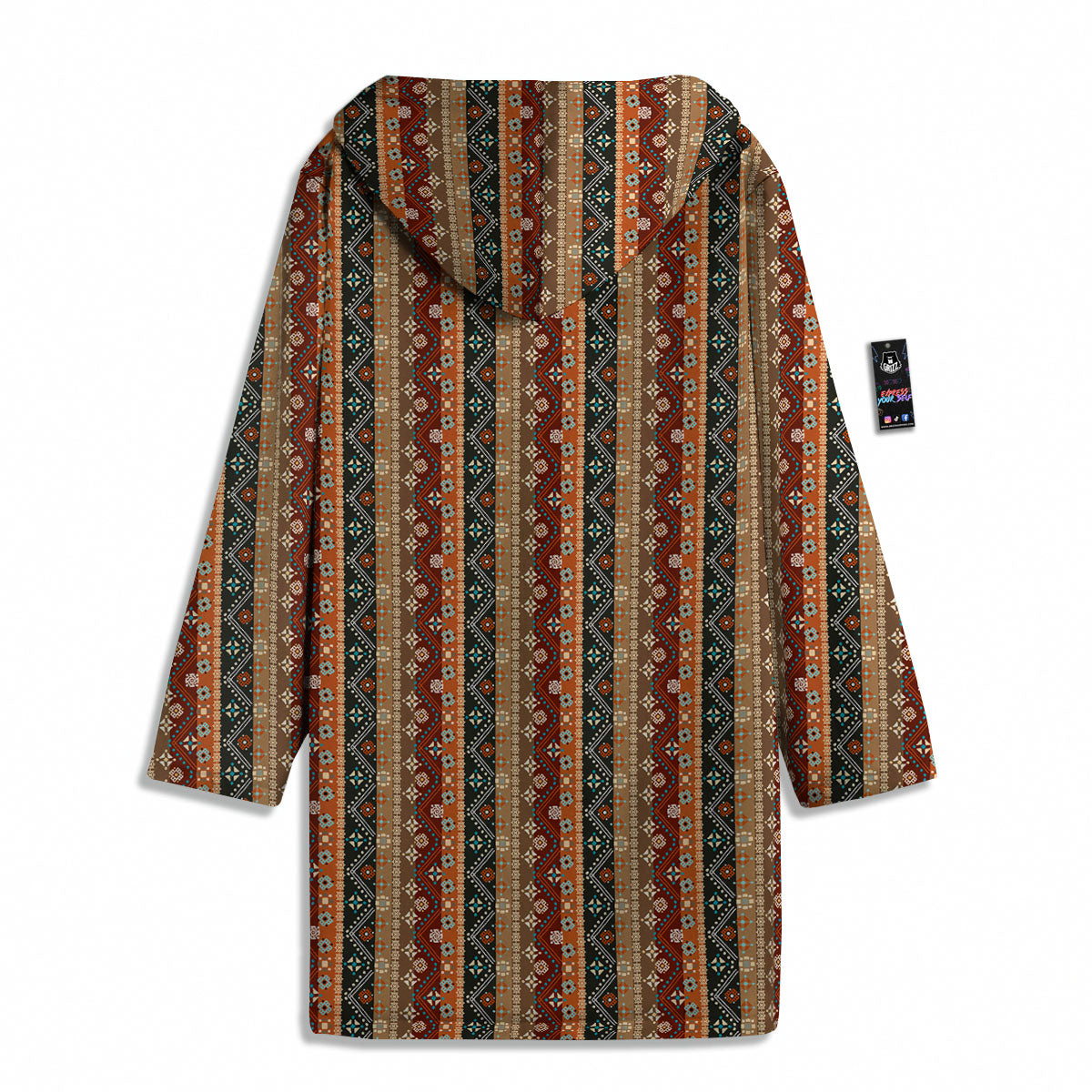 Tribal Ethnic Boho Print Pattern Men's Windbreaker Jacket-grizzshop