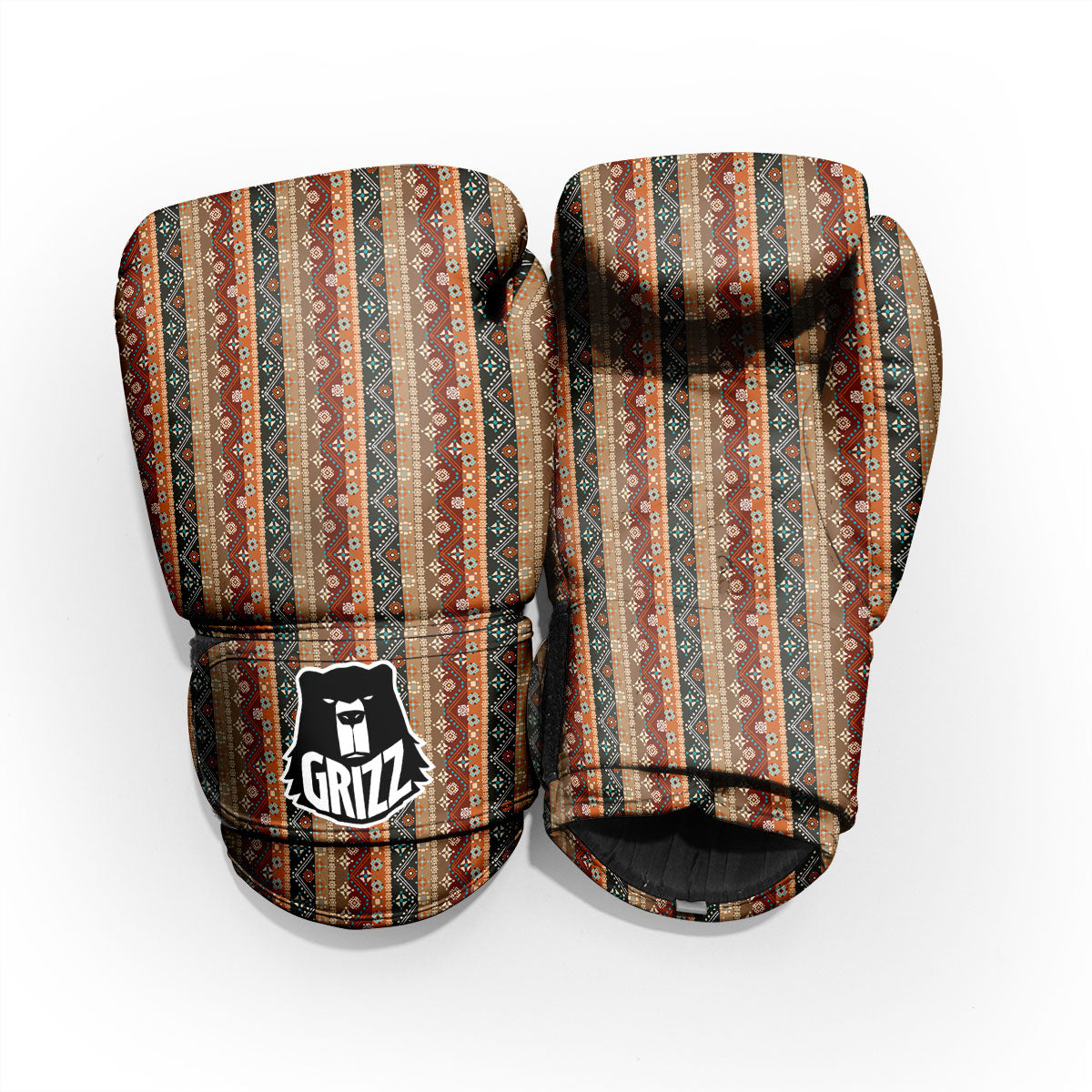 Tribal Ethnic Boho Print Pattern Pro Boxing Glove