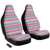 Tribal Ethnic Pink Blue Egypt Print Pattern Car Seat Covers-grizzshop