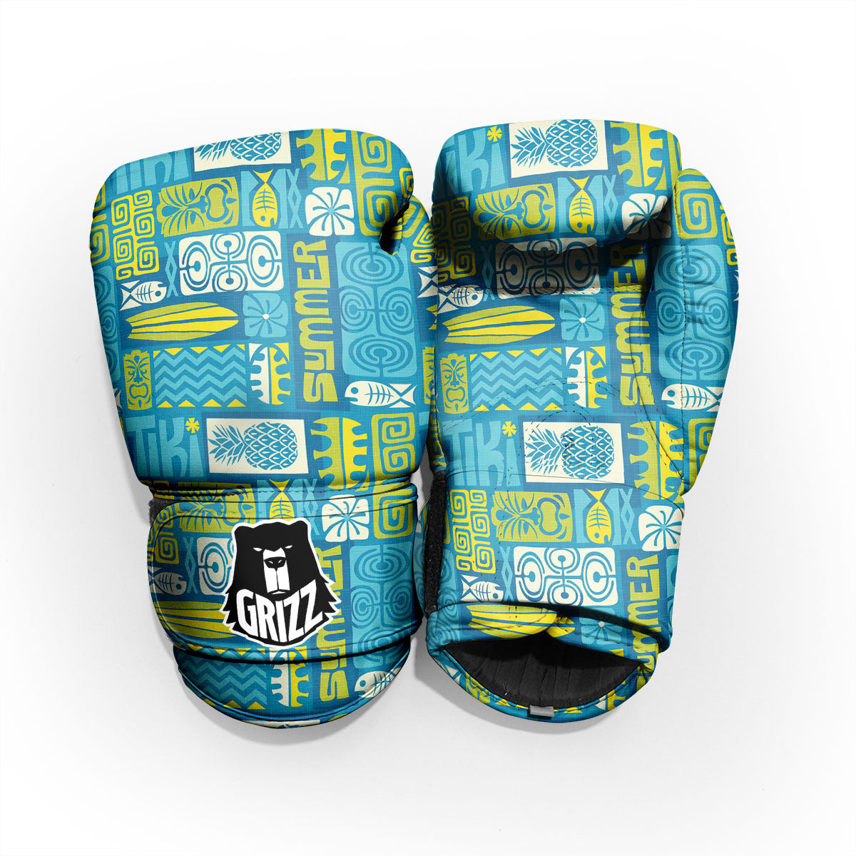 Tribal Hawaii Polynesian Print Pro Boxing Glove