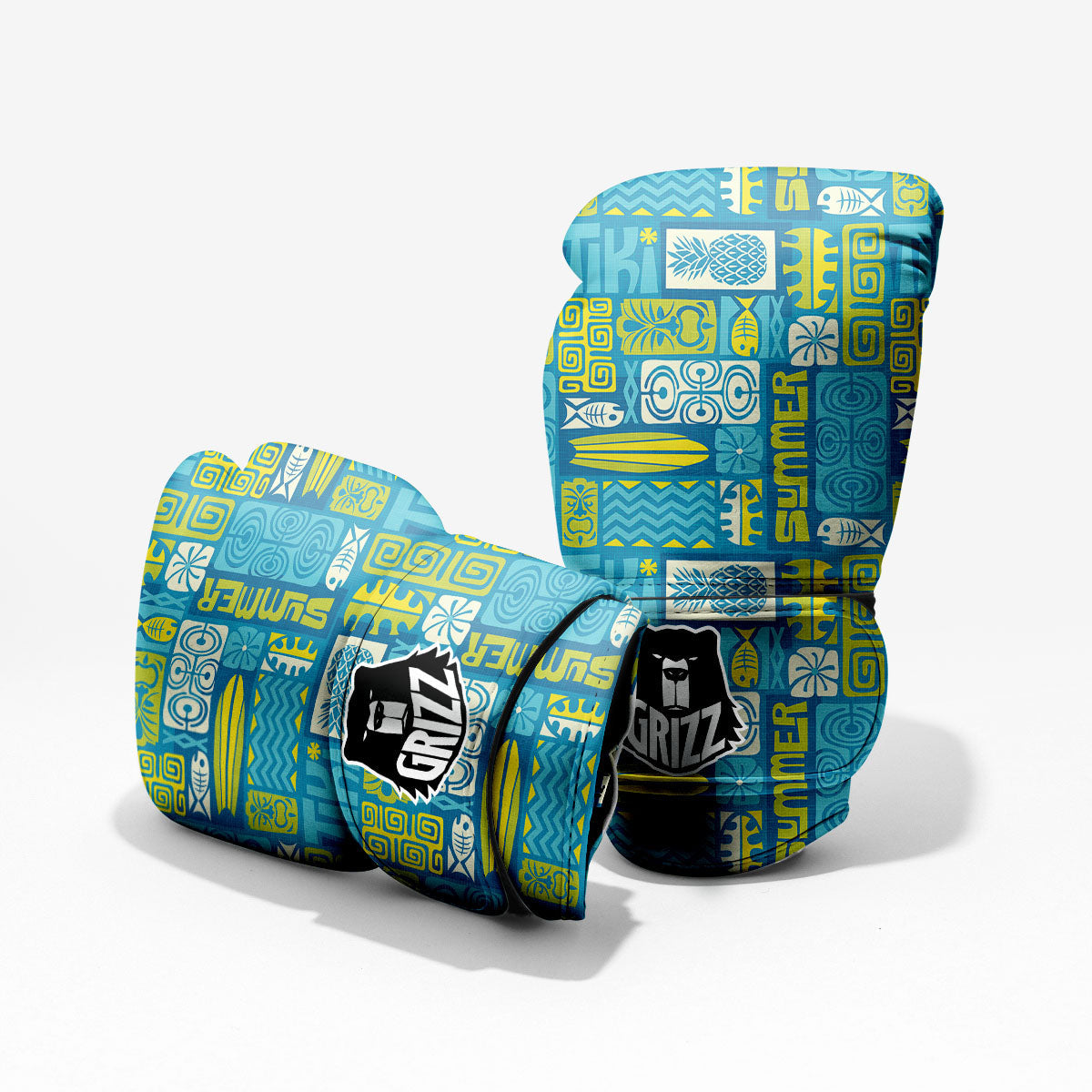 Tribal Hawaii Polynesian Print Pro Boxing Glove