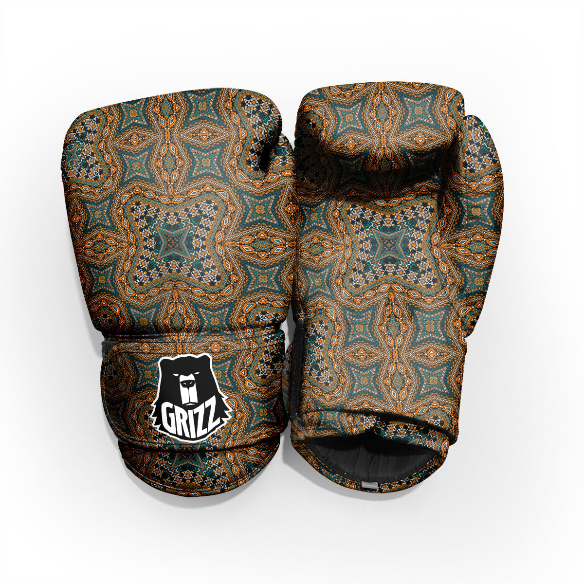 Tribal Indian Vintage Print Pattern Pro Boxing Glove