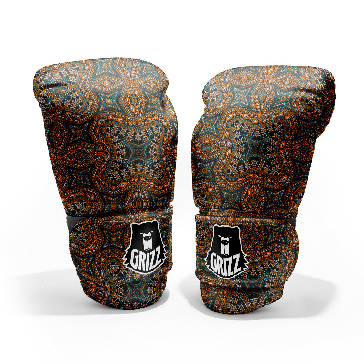 Tribal Indian Vintage Print Pattern Pro Boxing Glove
