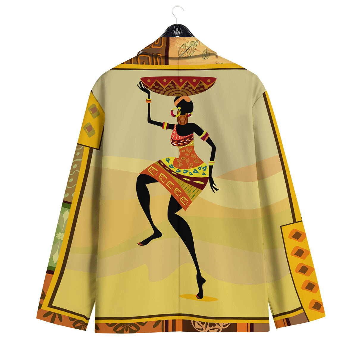 Tribal Inspired African Ethnic Print Men's Sport Coat-grizzshop
