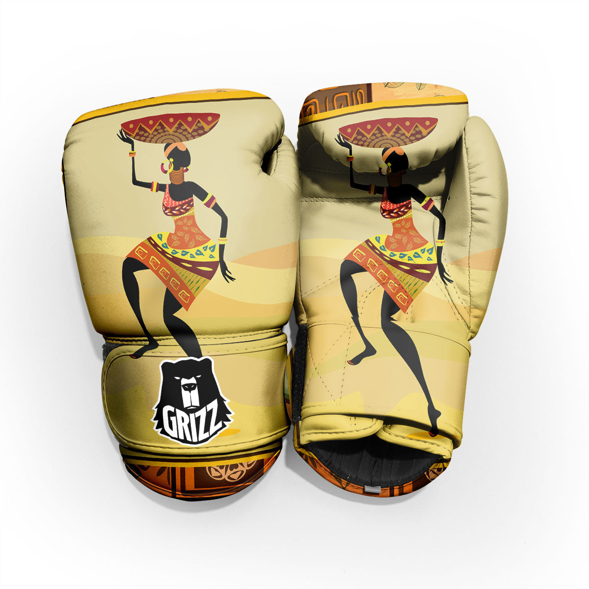 Tribal Inspired African Ethnic Print Pro Boxing Glove