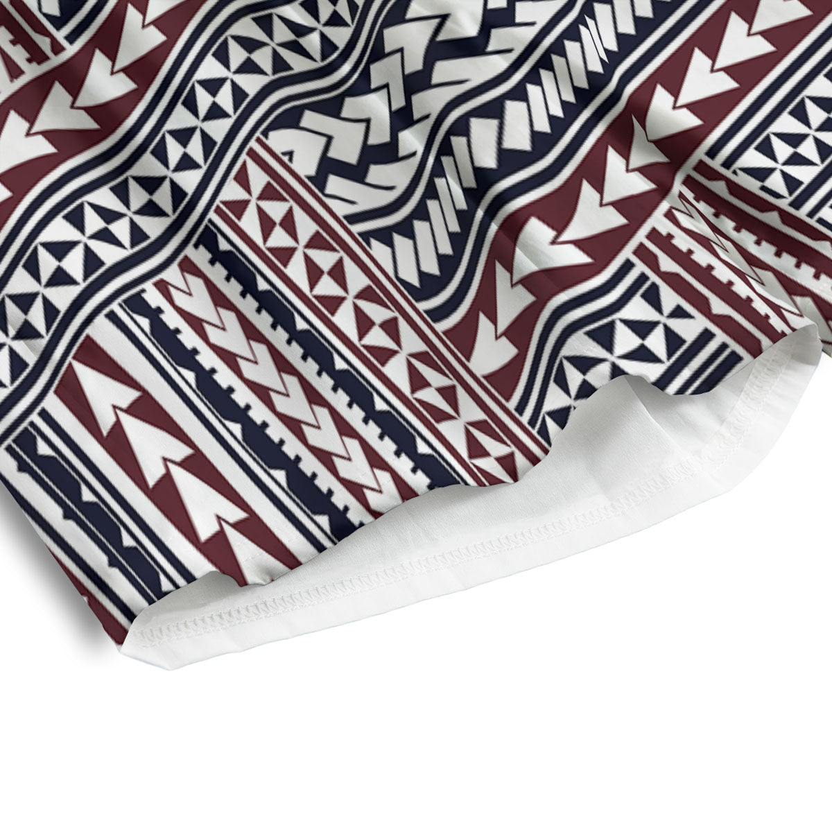 Tribal Maori Print Men's Athletic Shorts