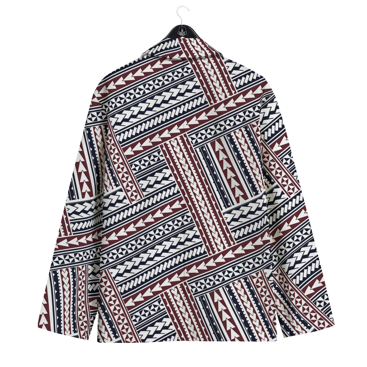 Tribal Maori Print Men's Sport Coat-grizzshop