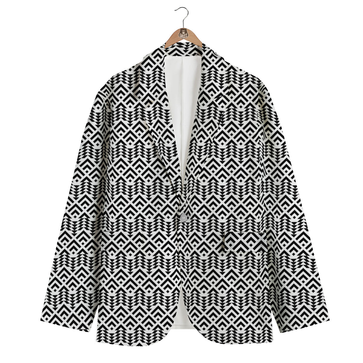 Tribal Maori Print Pattern Men's Blazer-grizzshop