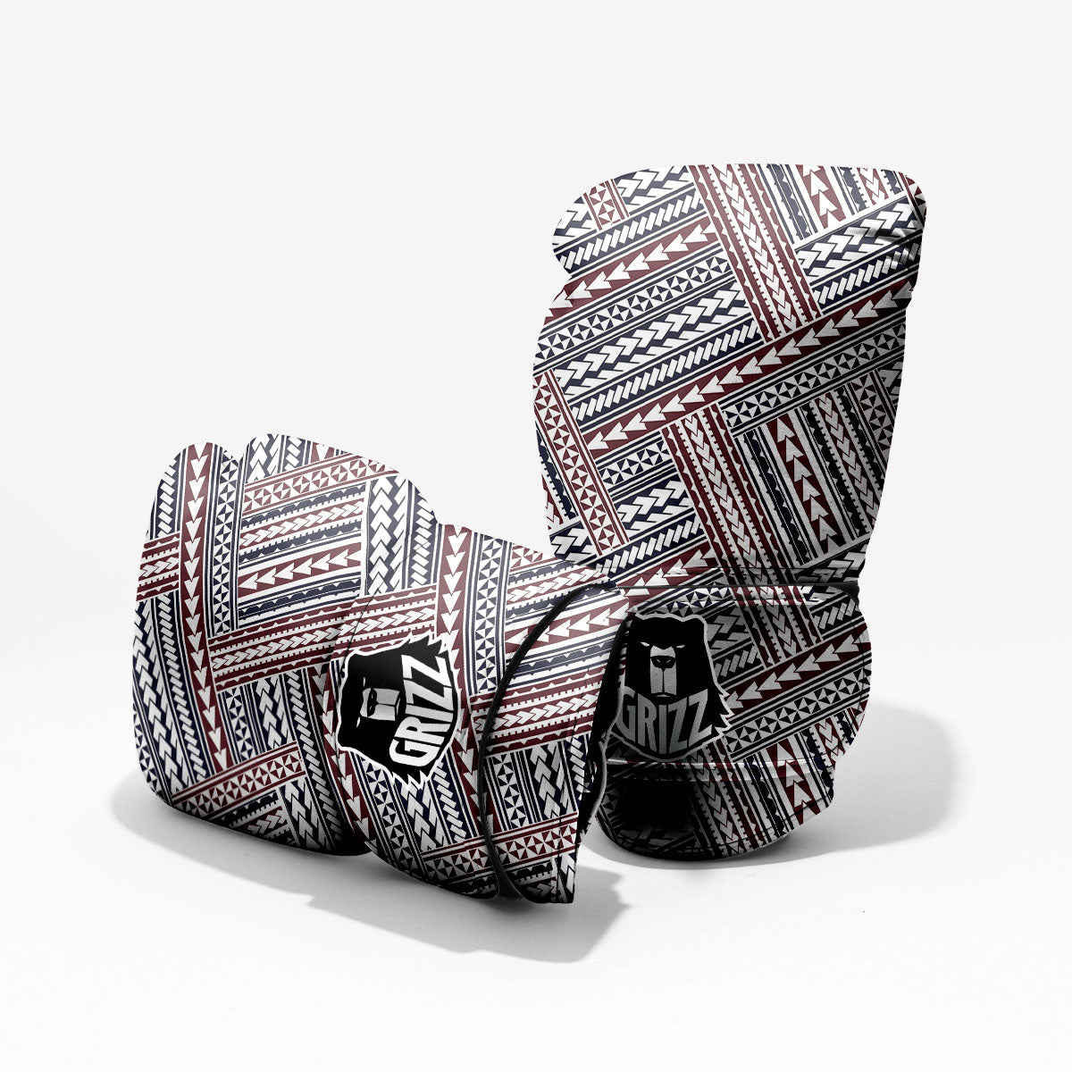 Tribal Maori Print Pro Boxing Glove