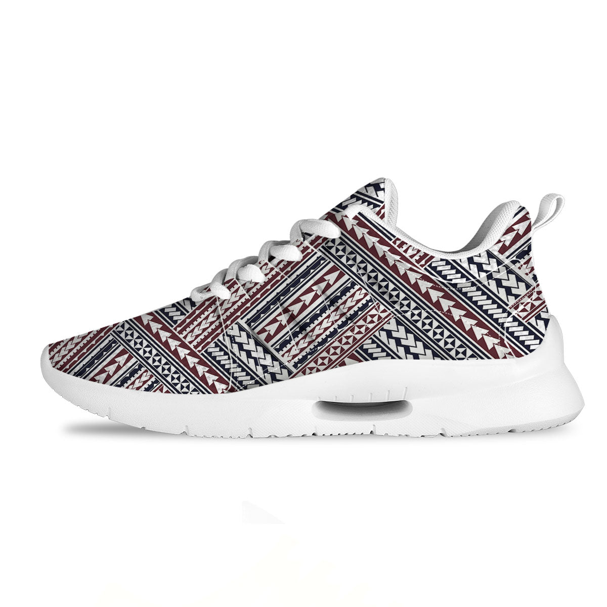 Tribal Maori Print Tennis Shoes-grizzshop