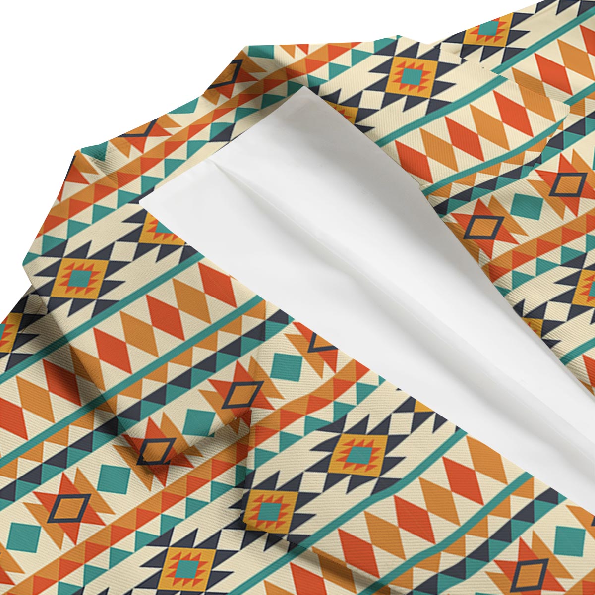 Tribal Native American Aztec Indians Navajo Print Men's Blazer-grizzshop
