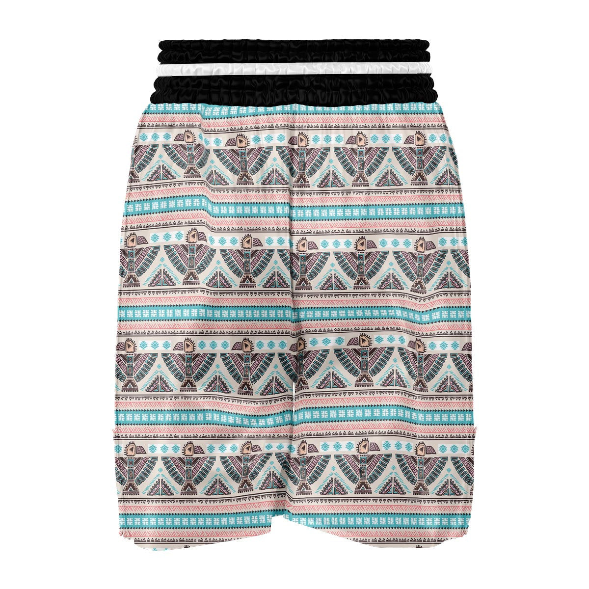 Tribal Native Indians American Aztec Navajo Print Boxing Shorts-grizzshop
