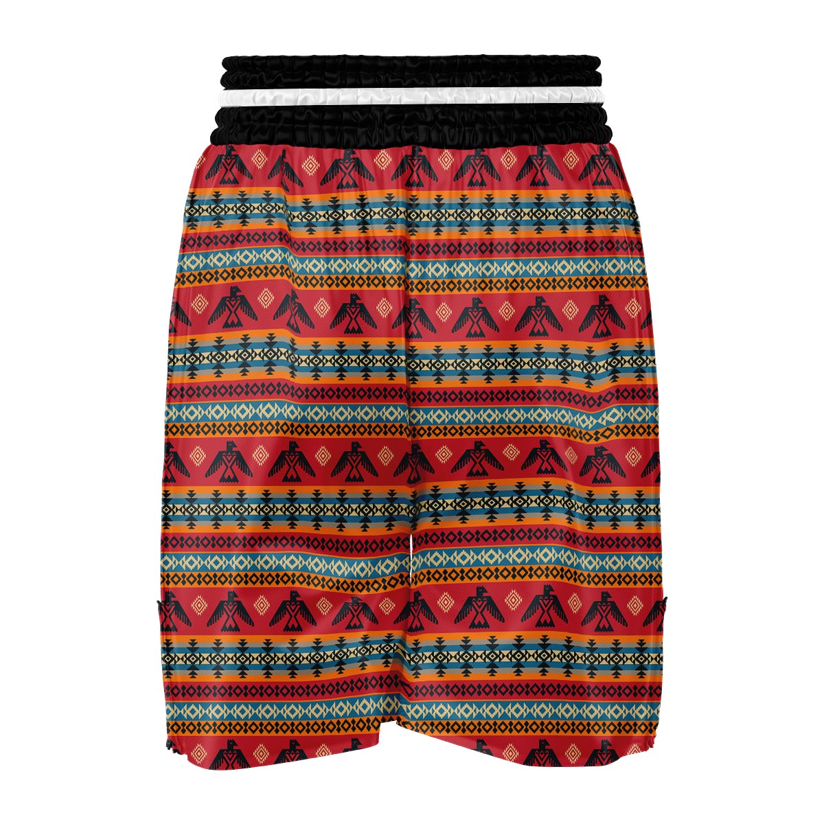 Tribal Navajo Native Indians American Aztec Print Boxing Shorts-grizzshop