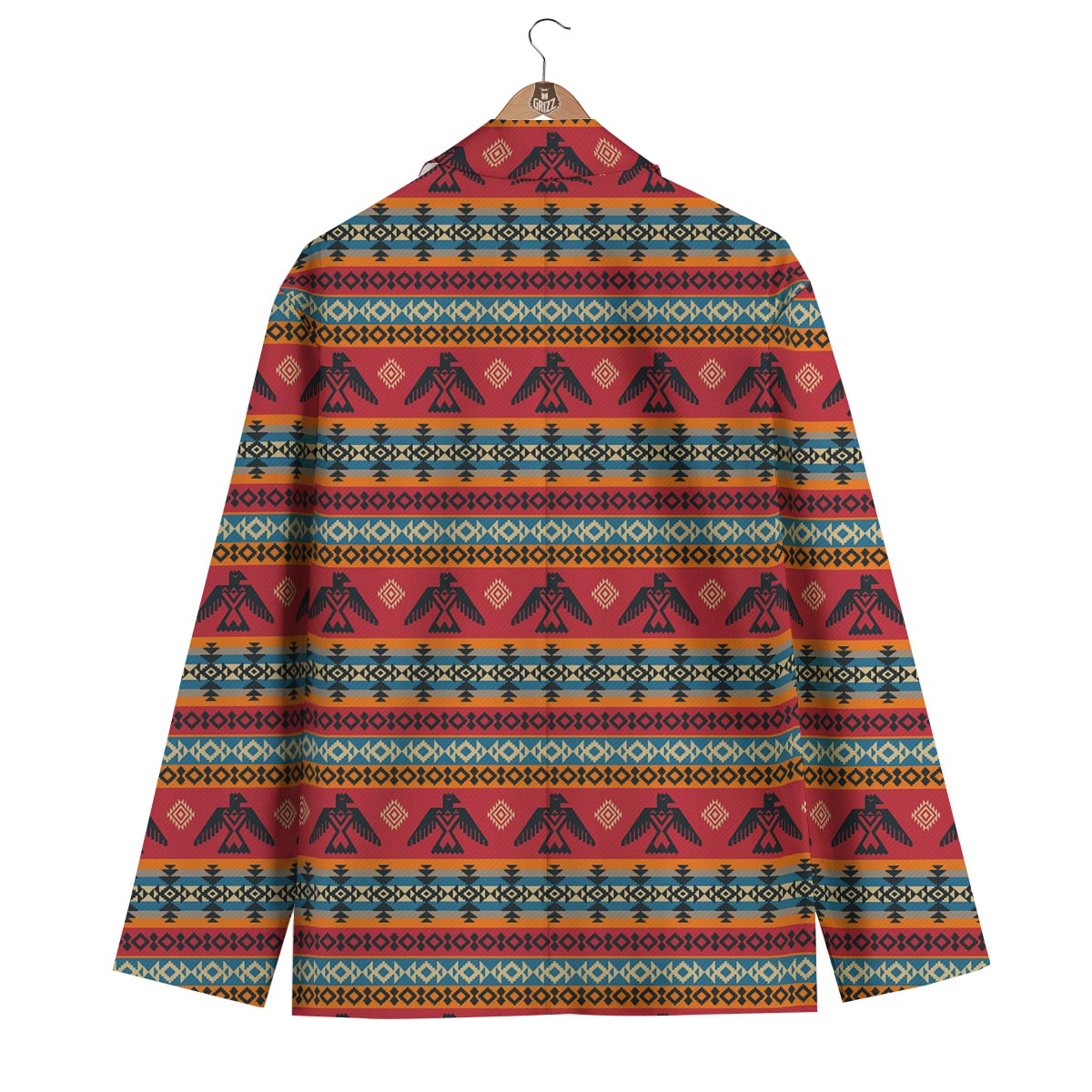 Tribal Navajo Native Indians American Aztec Print Men's Blazer-grizzshop
