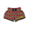 Tribal Navajo Native Indians American Aztec Print Muay Thai Boxing Shorts-grizzshop