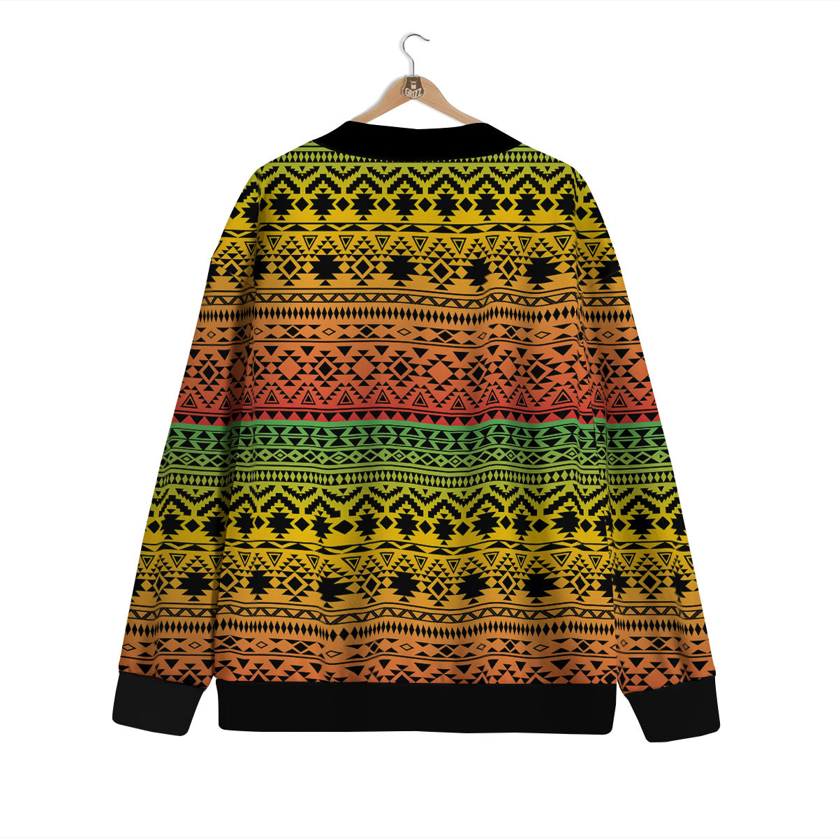 Tribal Rasta Print Pattern Cardigan-grizzshop