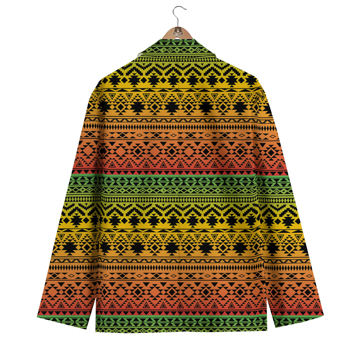 Tribal Rasta Print Pattern Men's Blazer-grizzshop