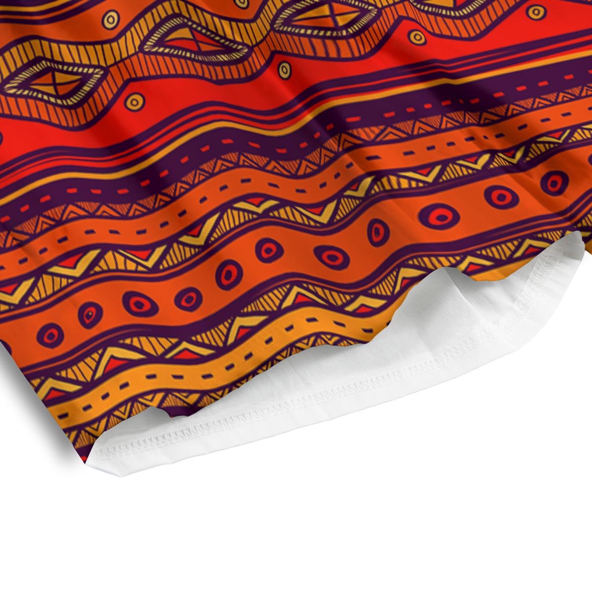Tribal Sunset African Print Pattern Men's Athletic Shorts