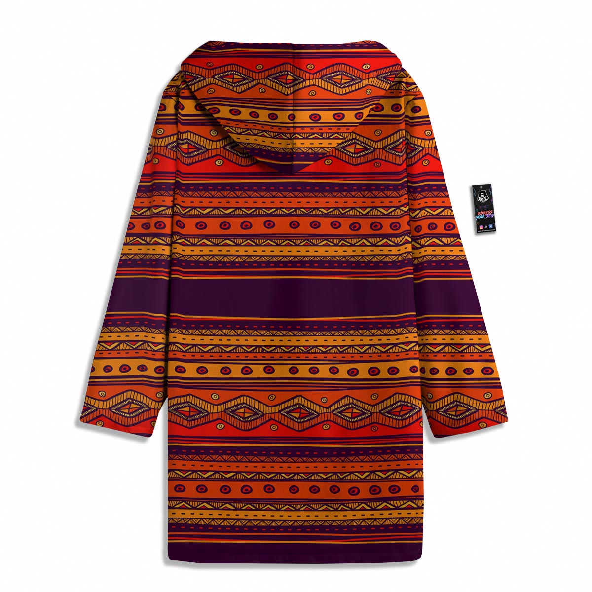 Tribal Sunset African Print Pattern Men's Windbreaker Jacket-grizzshop