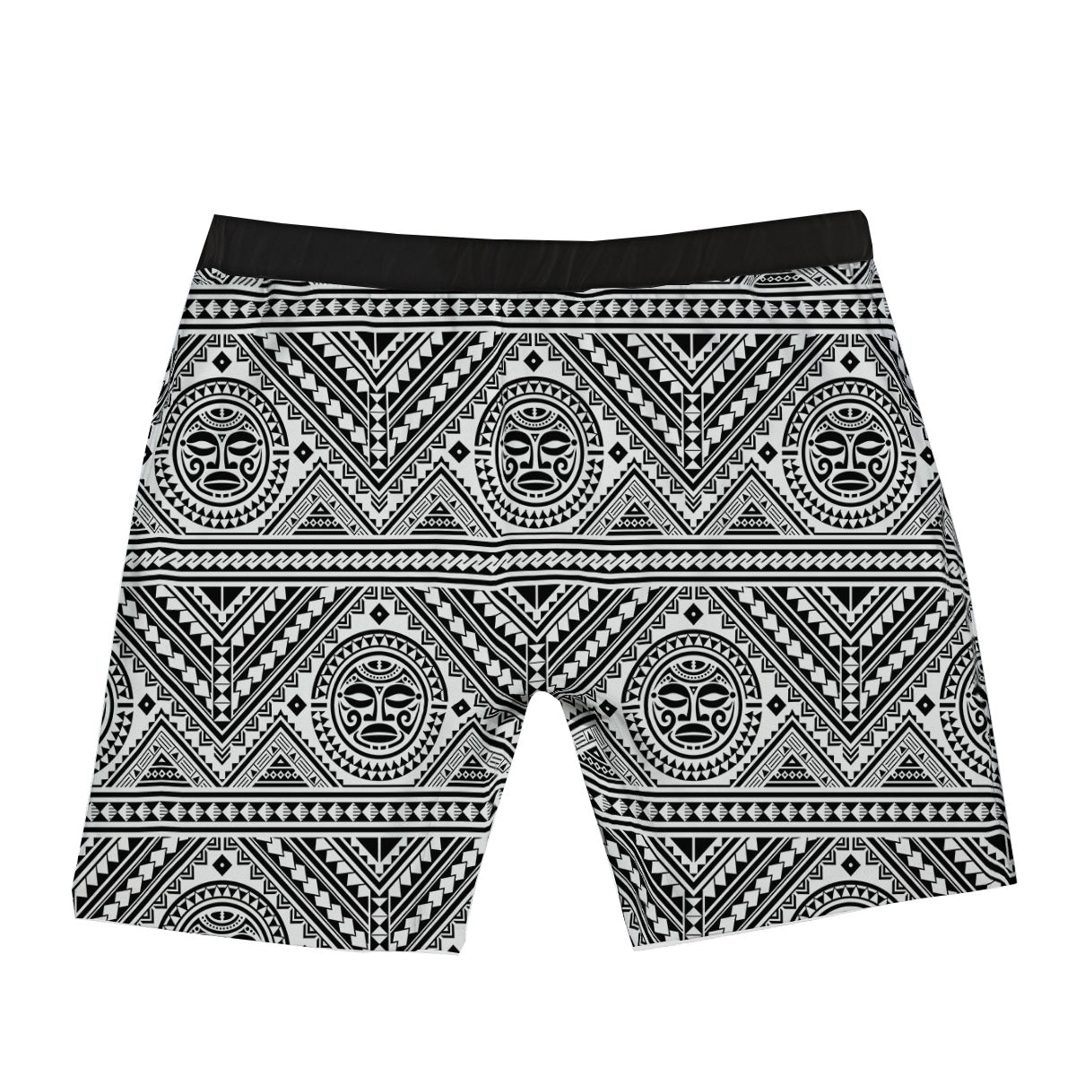 Tribal Tattoo Maori Polynesian Print Boxer Briefs-grizzshop